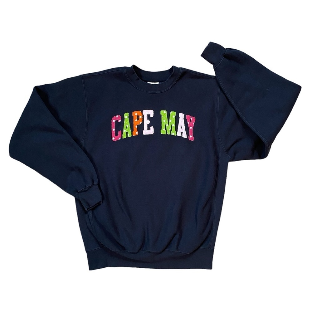 Vintage MV Sport Pro Weave Cape May Crewneck Sweatshirt